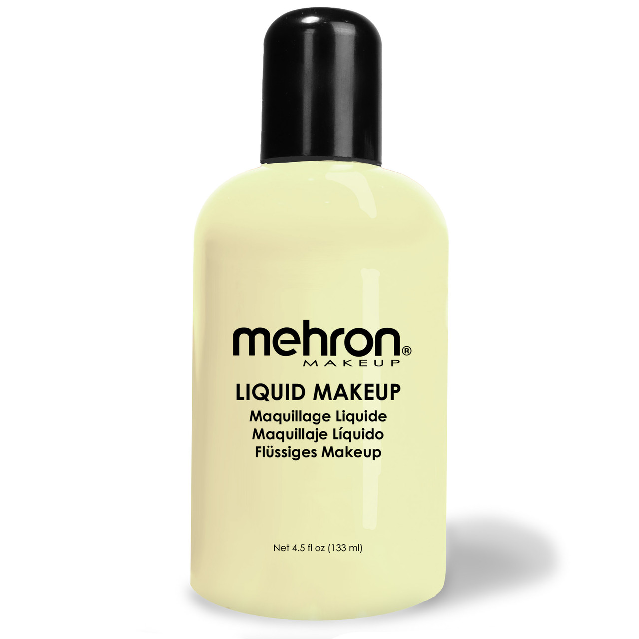 Mehron Liquid Makeup in Glow-in-the-Dark (135ml), lichtgevende vloeibare schmink voor special effects, verkrijgbaar bij SchminkenGrime.nl