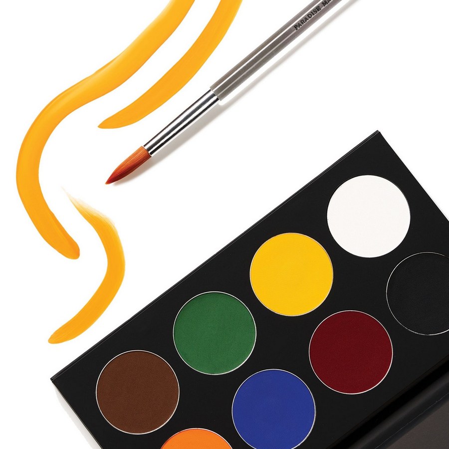 Mehron Paradise Makeup Penseel Bold Round 815, Mehron Paradise penseel van professionele kwaliteit, ontworpen door make-up artist Jinny, voor fijne lijnen en details verkrijgbaar bij SchminkenGrime.nl