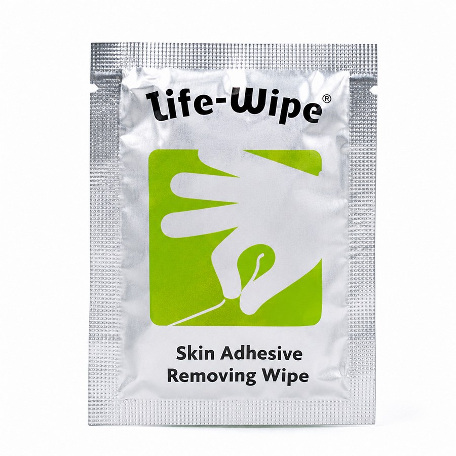 Life-Wipe Skin Adhesive Removing Wipe voor het verwijderen van huidlijm, verkrijgbaar bij SchminkenGrime.nl