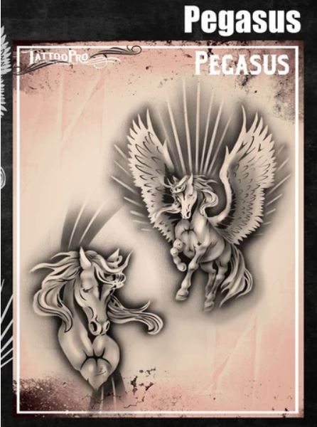 Wiser's Airbrush TattooPro Stencil – Pegasus