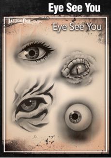 Wiser's Airbrush TattooPro Stencil - Eye See You
