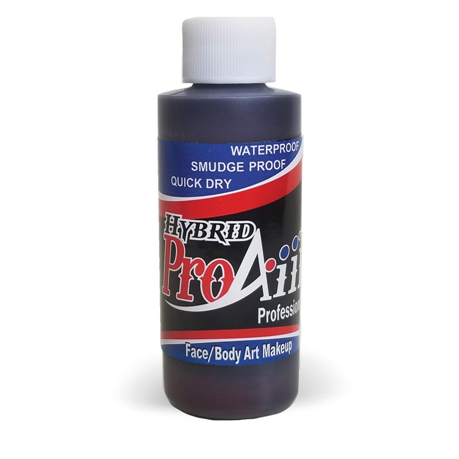 ProAiir Hybrid Old Blood 60ml fles met dieprode bloedkleur airbrush schmink op alcoholbasis, realistisch voor SFX en film, verkrijgbaar bij SchminkenGrime.nl