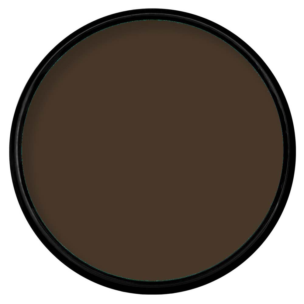 Mehron Paradise Dark Brown 40gr – verpakking donkerbruine waterschmink, verkrijgbaar bij SchminkenGrime.nl Verpakking van Mehron Paradise Makeup Dark Brown 40 gram, professionele donkerbruine waterschmink in stevige doos, geschikt voor face- en bodypaint, verkrijgbaar bij SchminkenGrime.nl