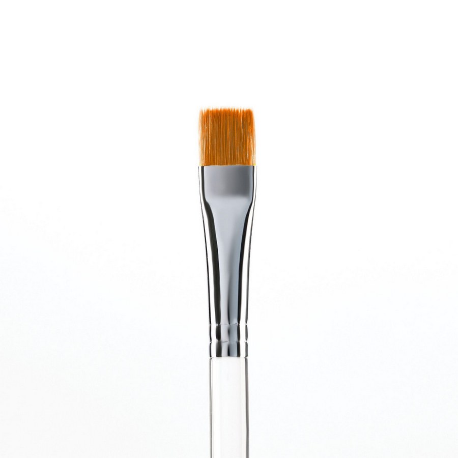 Mehron Paradise Prisma Penseel Square 1/2 Inch 840, hoogwaardig penseel uit de Mehron Paradise serie (ontworpen door make-up artist Jinny), voor grotere vlakken en bodypaint bij het schminken verkrijgbaar bij SchminkenGrime.nl