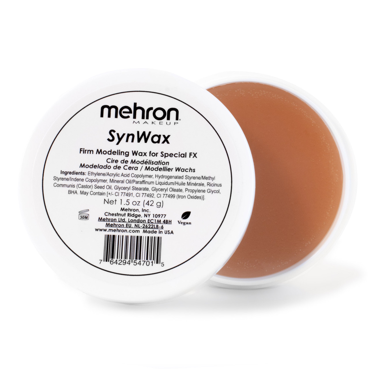 Mehron SynWax 42gr – Special FX was kopen bij SchminkenGrime.nl Mehron SynWax 42gr – professionele SFX modellleerwas voor littekens en wonden – verkrijgbaar bij SchminkenGrime.nl