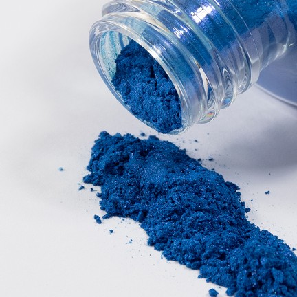 Grimas Pearlite Blauw 730 5ml – Lichtreflecterend blauw poeder voor subtiele highlights en sprankelende make-up effecten.