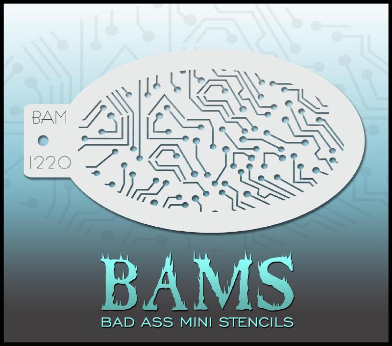 Bad Ass Mini Stencil 1220