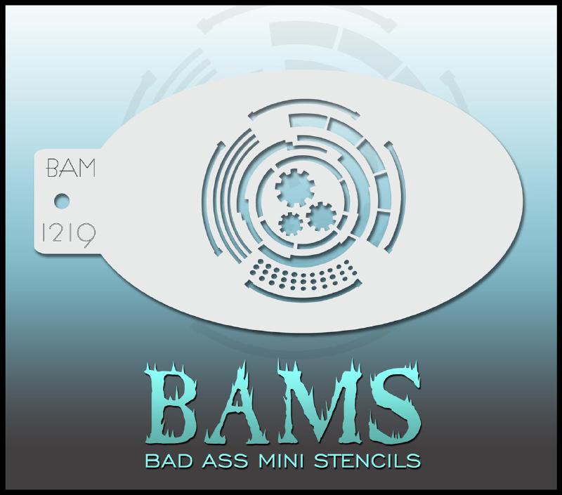 Bad Ass Mini Stencil 1219