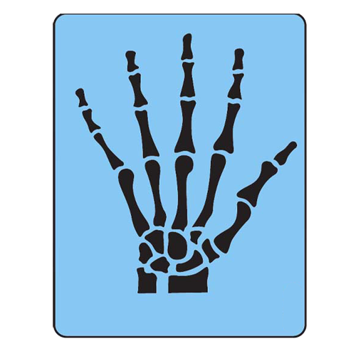 ProAiir QuickEZ Skeleton Hand Large sjabloon
