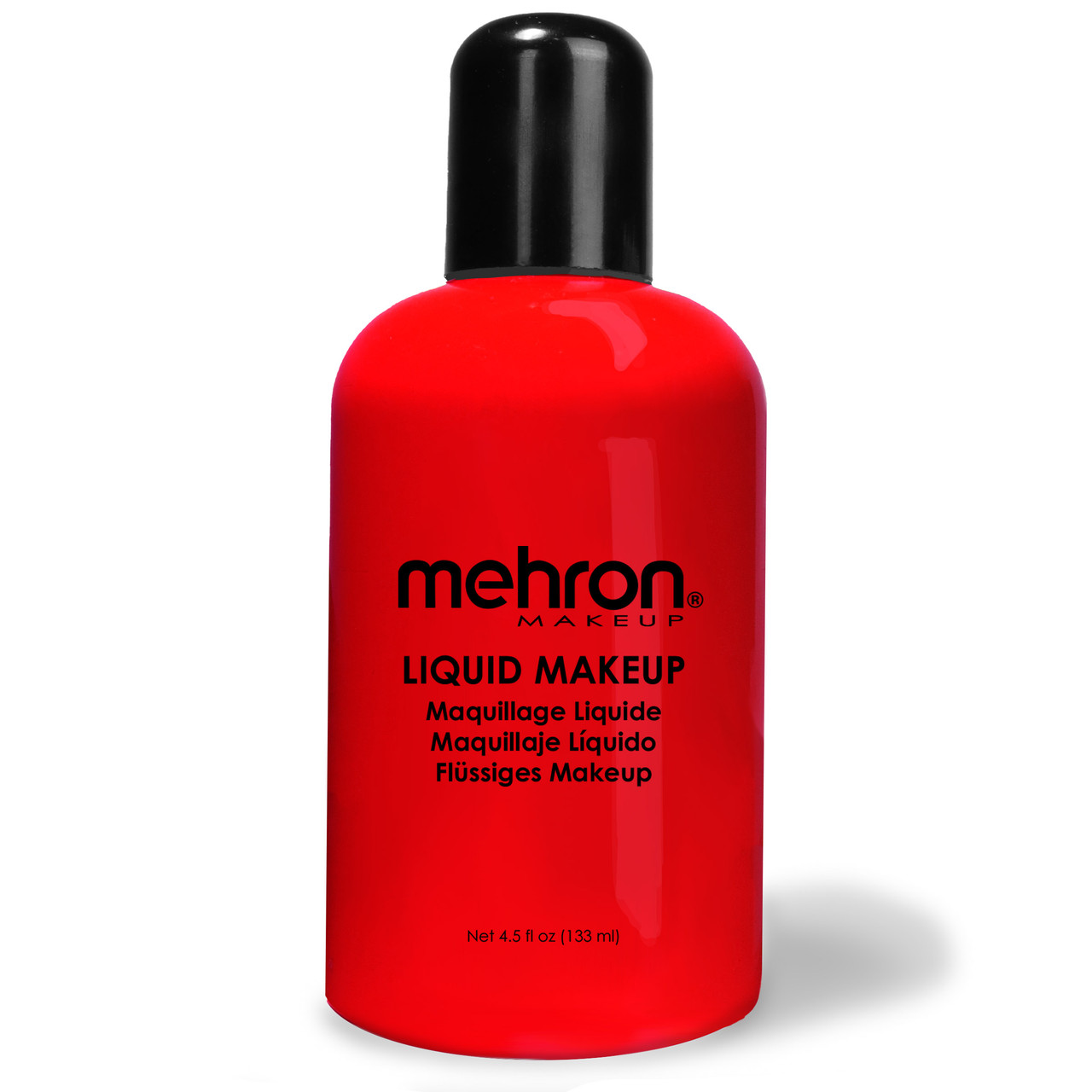 Mehron Liquid Makeup Red 135ml, vloeibare schmink, verkrijgbaar bij SchminkenGrime.nl