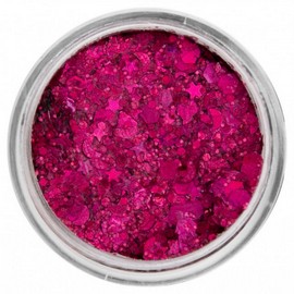 PXP Chunky Glitter Cream Pink Fuchsia, 10ml