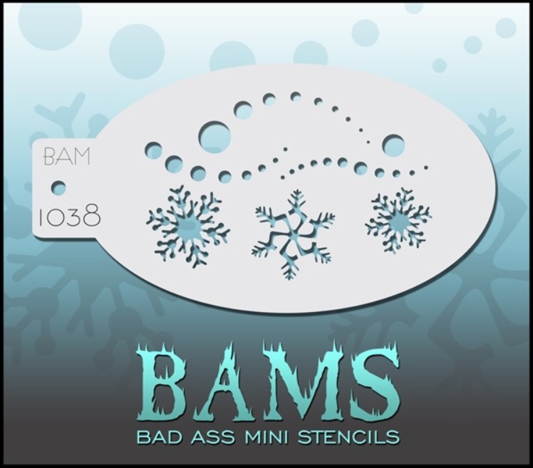 Bad Ass Mini Stencil 1038