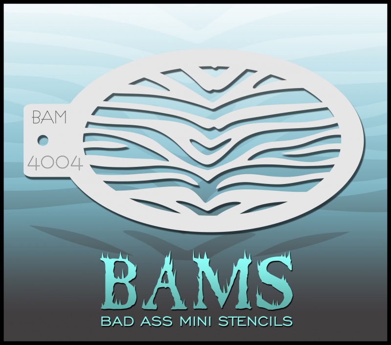 Bad Ass Mini Stencil 4004