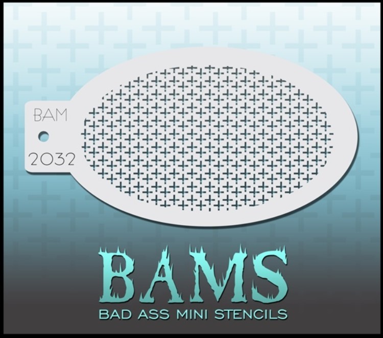 Bad Ass Mini Stencil 2032