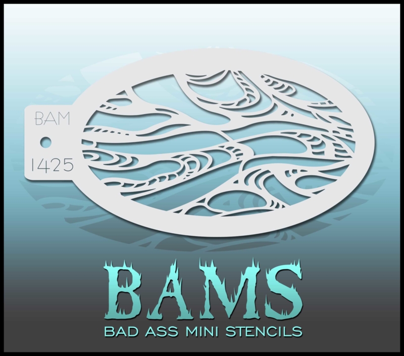 Bad Ass Mini Stencil 1425