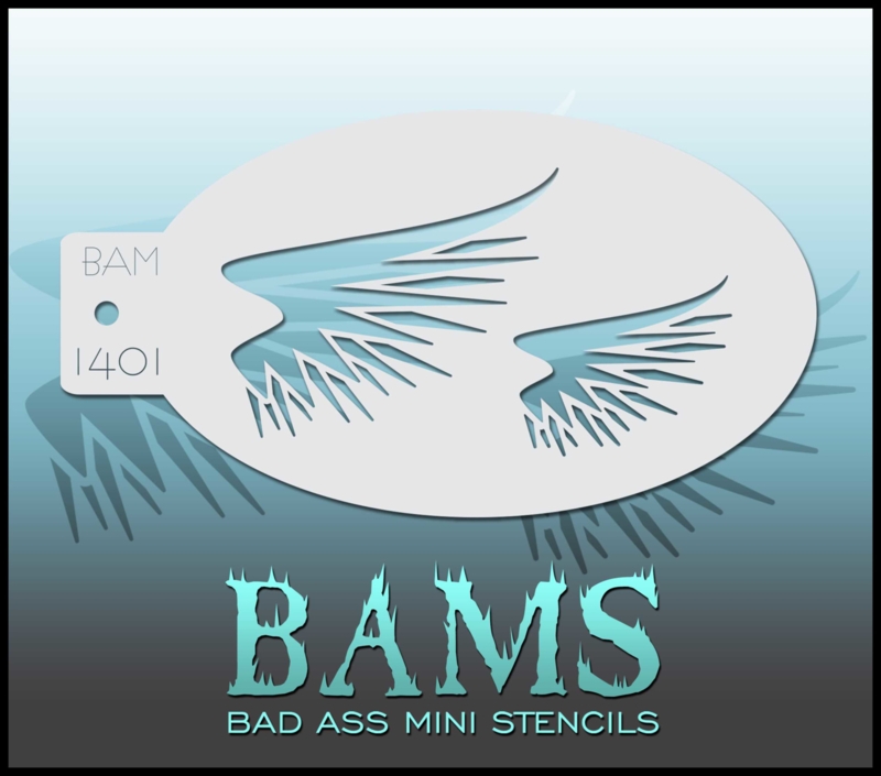Bad Ass Mini Stencil 1401