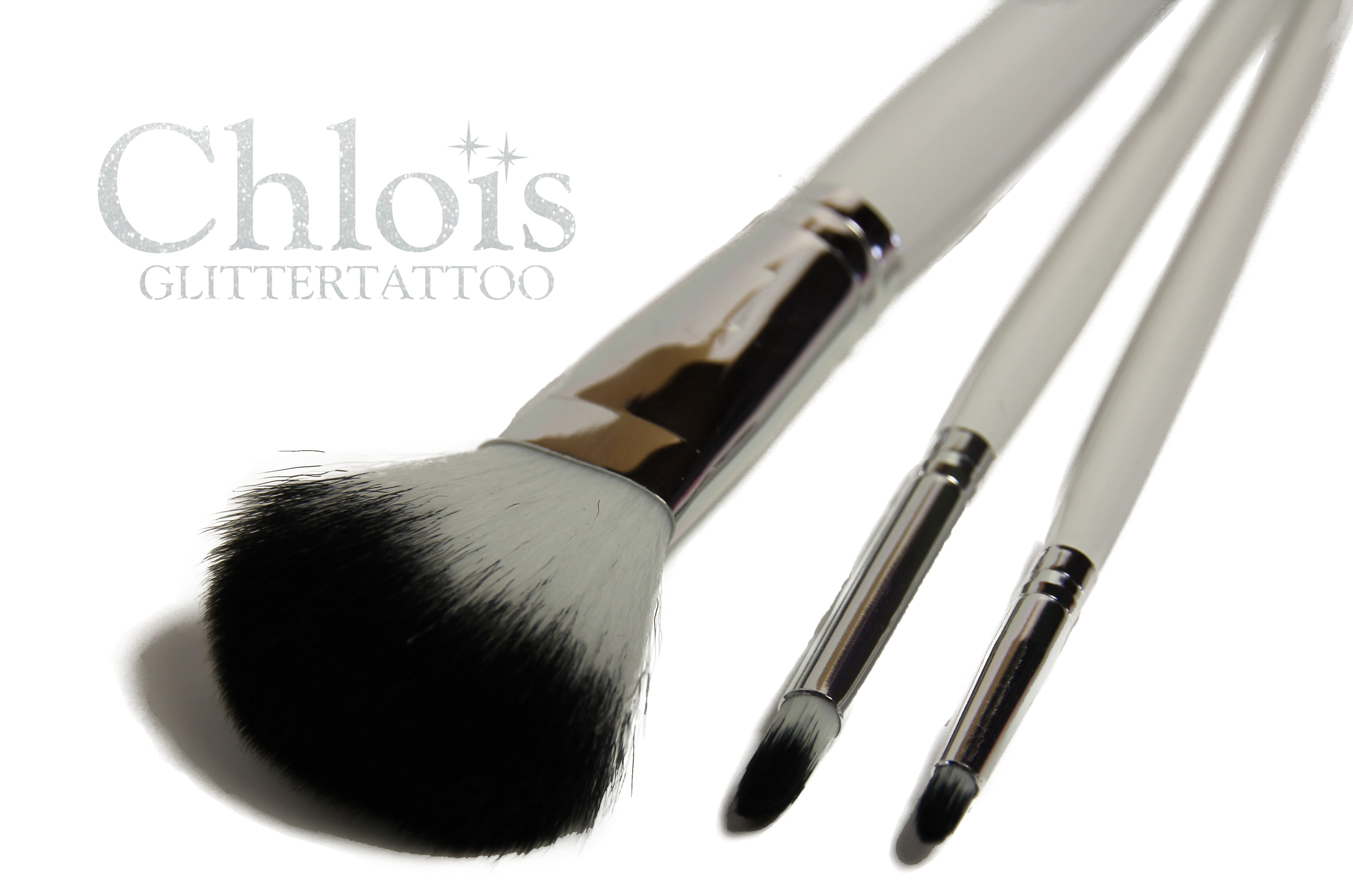 Chloïs Glittertattoo Brushset Pro (3 brushes)