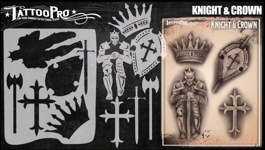 Wiser's Airbrush TattooPro Stencil – Knight & Crown Wiser's Airbrush TattooPro Stencil – Knight & Crown