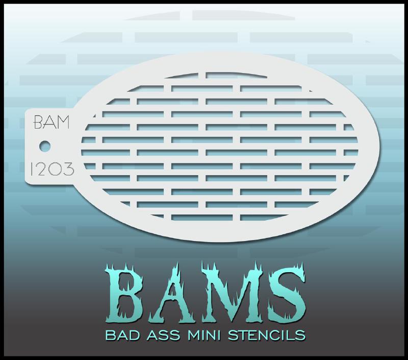 Bad Ass Mini Stencil 1203