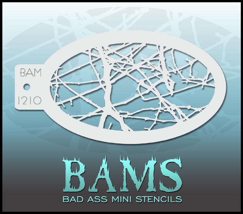 Bad Ass Mini Stencil 1210