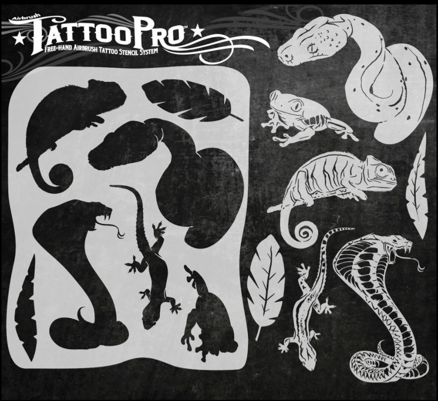 Wiser's Airbrush TattooPro Stencil – Scales & Tales