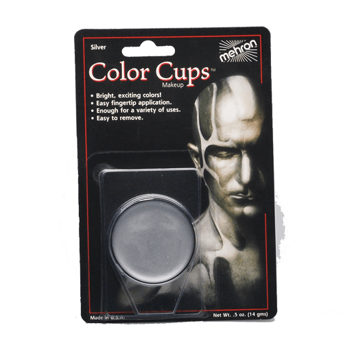 Mehron Color Cup Silver (Greasepaint)