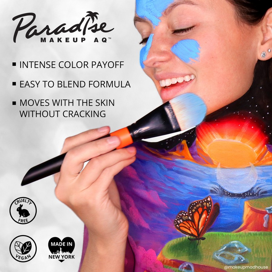 Mehron Face Paint Palette 30 colours, 30-colour water-activated face paint palette for beginners and professionals alike available at SchminkenGrime.nl