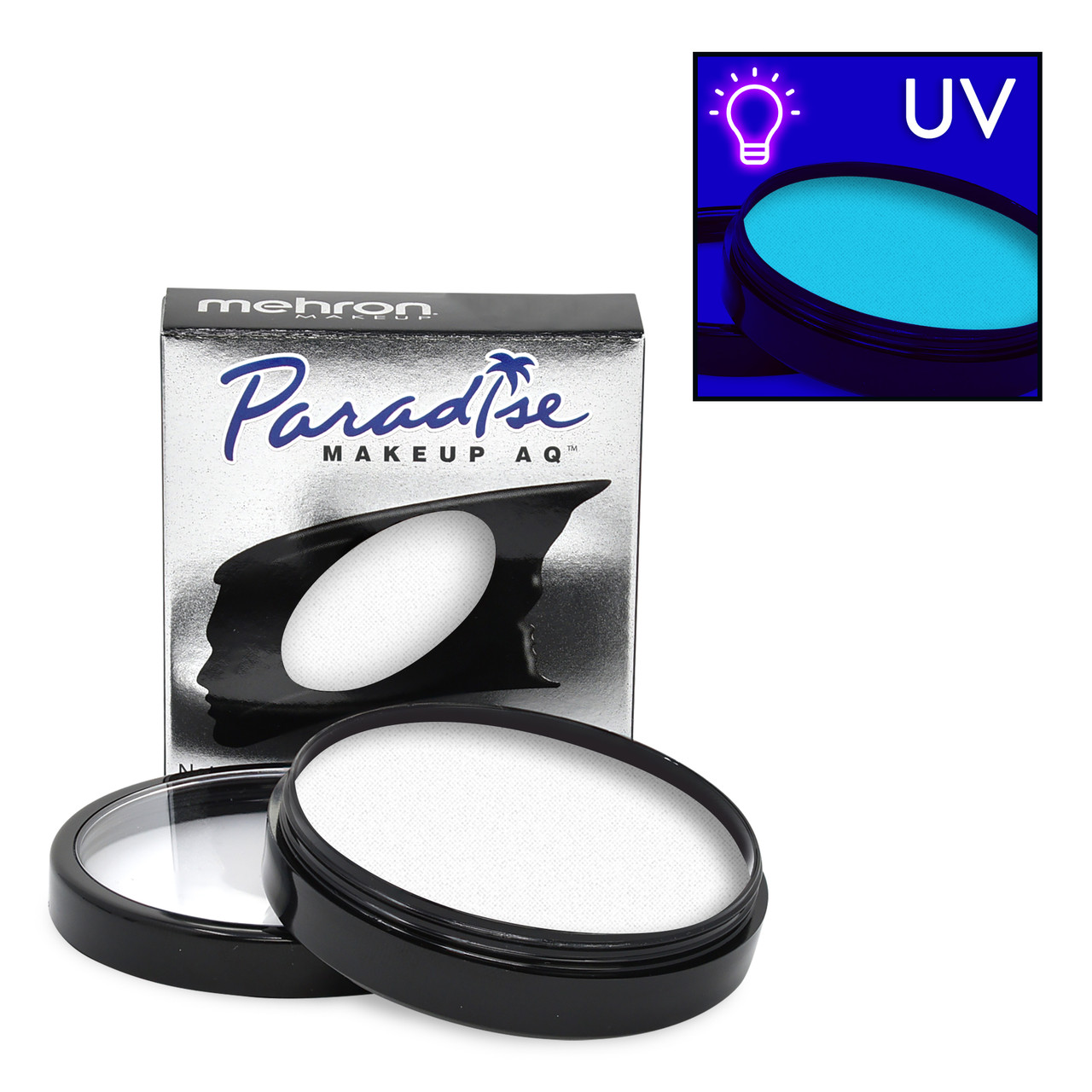 Mehron Paradise Makeup Neon UV Glow  Dark Matter, Transparant (40 gram)