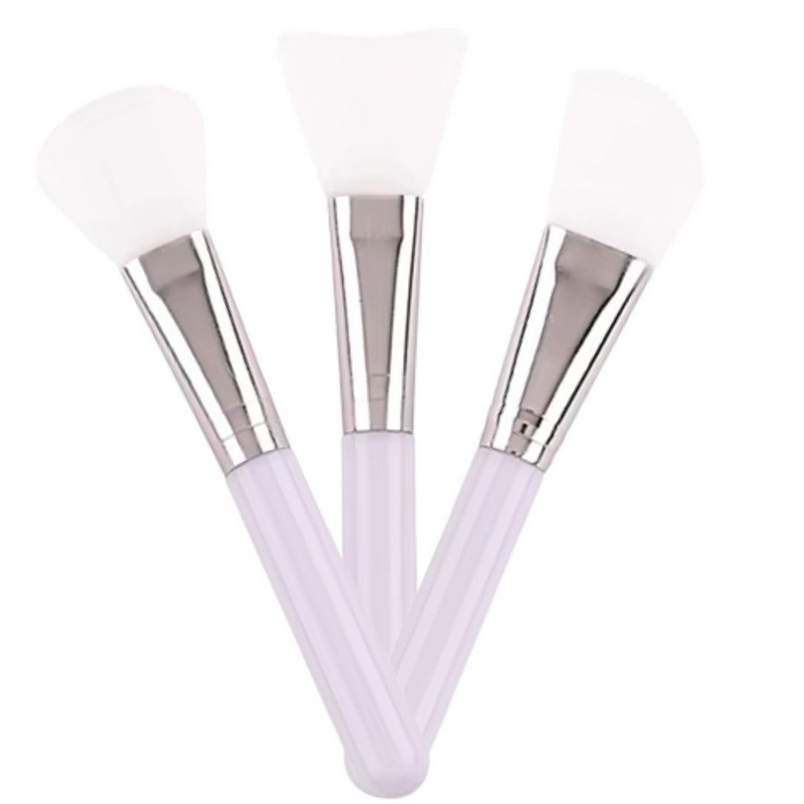 FBFX siliconen glitter applicator set met drie verschillende applicators voor glittercrème en glittergel, verkrijgbaar bij SchminkenGrime.nl