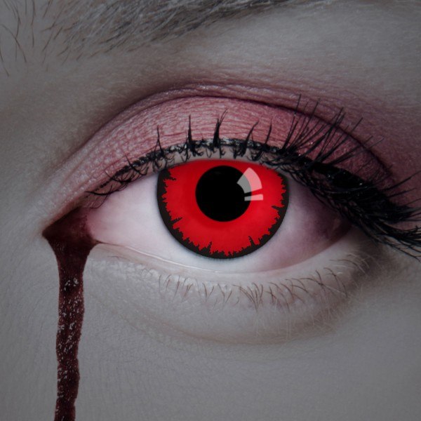 Scary Vampire Kleurlenzen | Rode Kleurlenzen