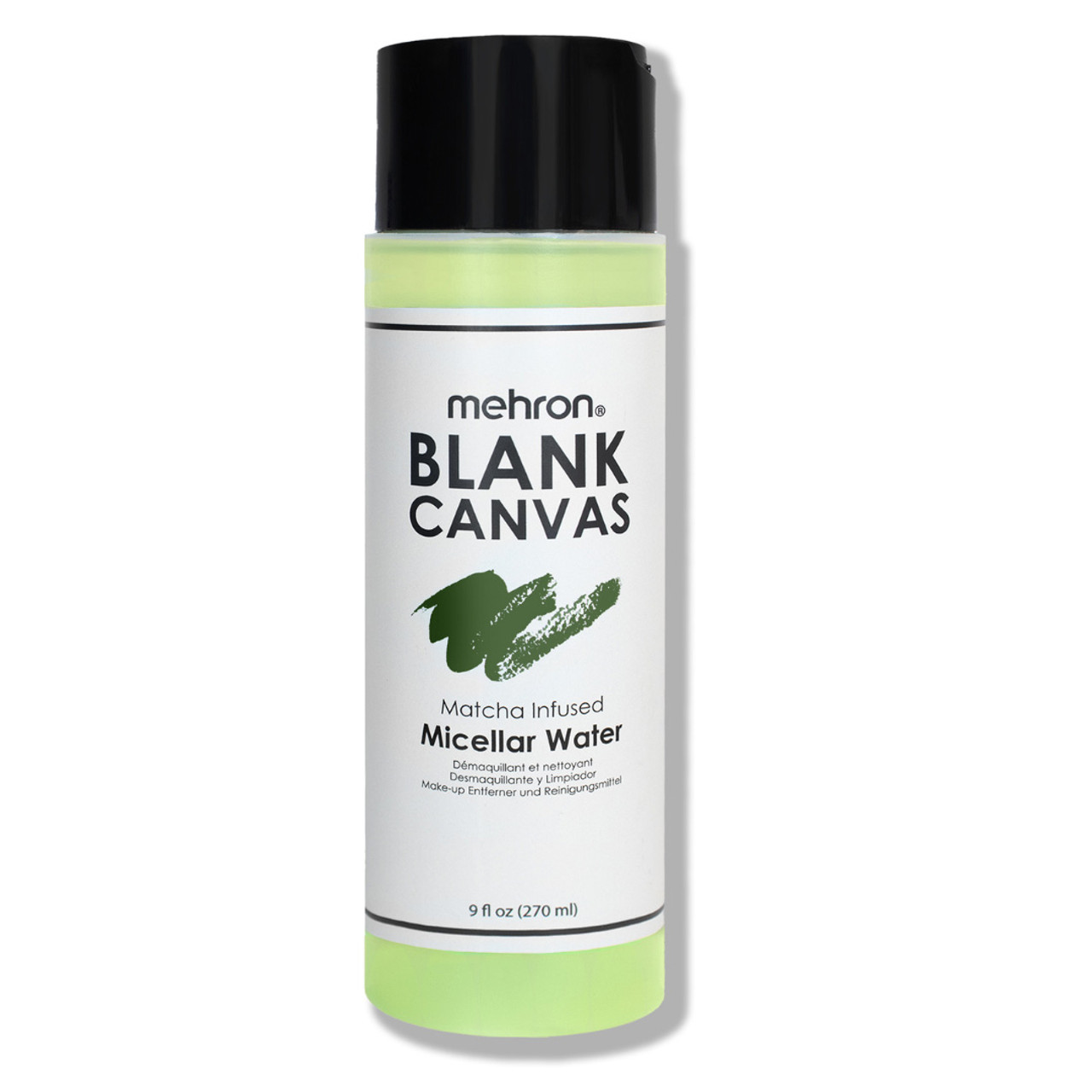 Micellair water voor het verwijderen van schmink en face paint – 270ml Mehron Blank Canvas Micellar Water fles van 270ml – perfect voor facepaint en SFX