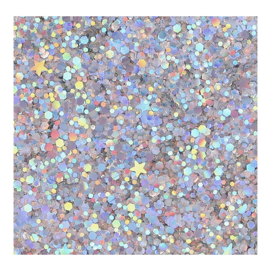 Superstar Chunky Glitter Cream Silver Starlight (10 ml)