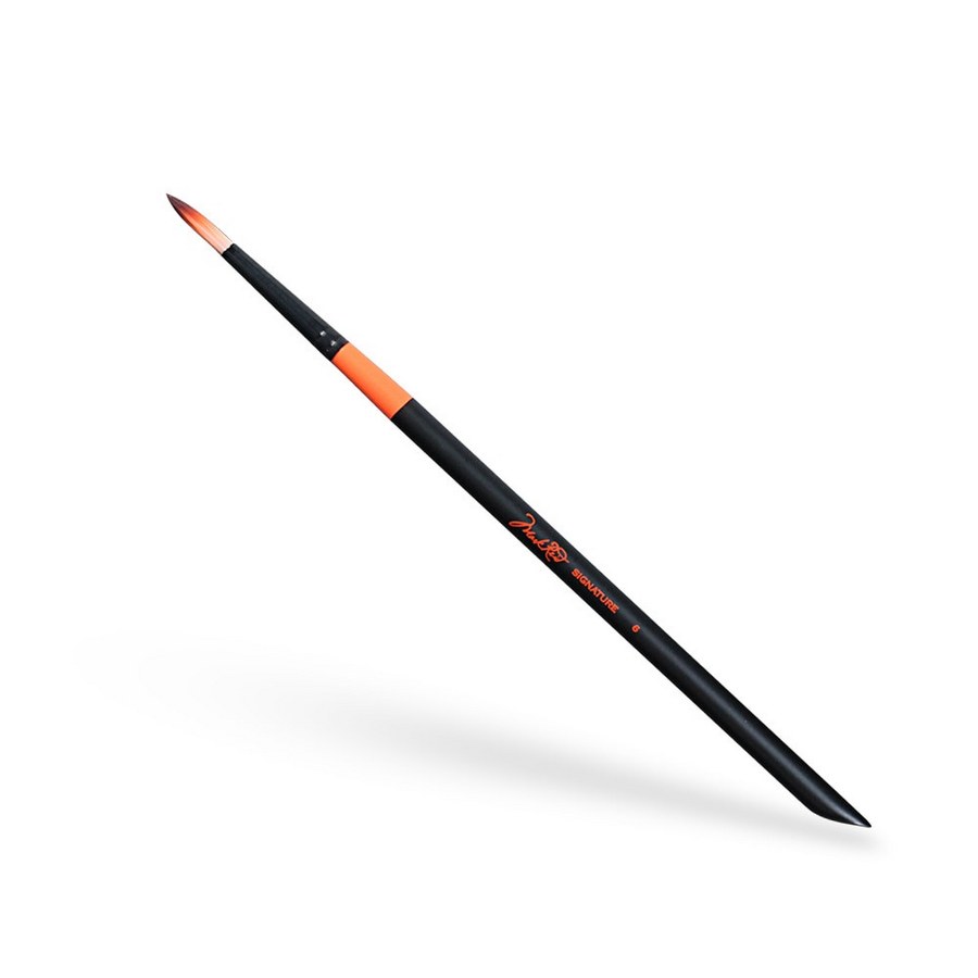 Mehron Mark Reid Penseel 6 Round, professioneel penseel uit de Mehron Mark Reid serie, voor details en lijnwerk verkrijgbaar bij SchminkenGrime.nl