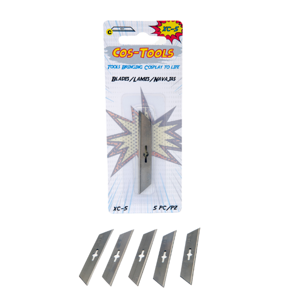 Cos-Tools Replacement blade V-Groove and Straight Cutter | Snijmes XC-5 (5st)