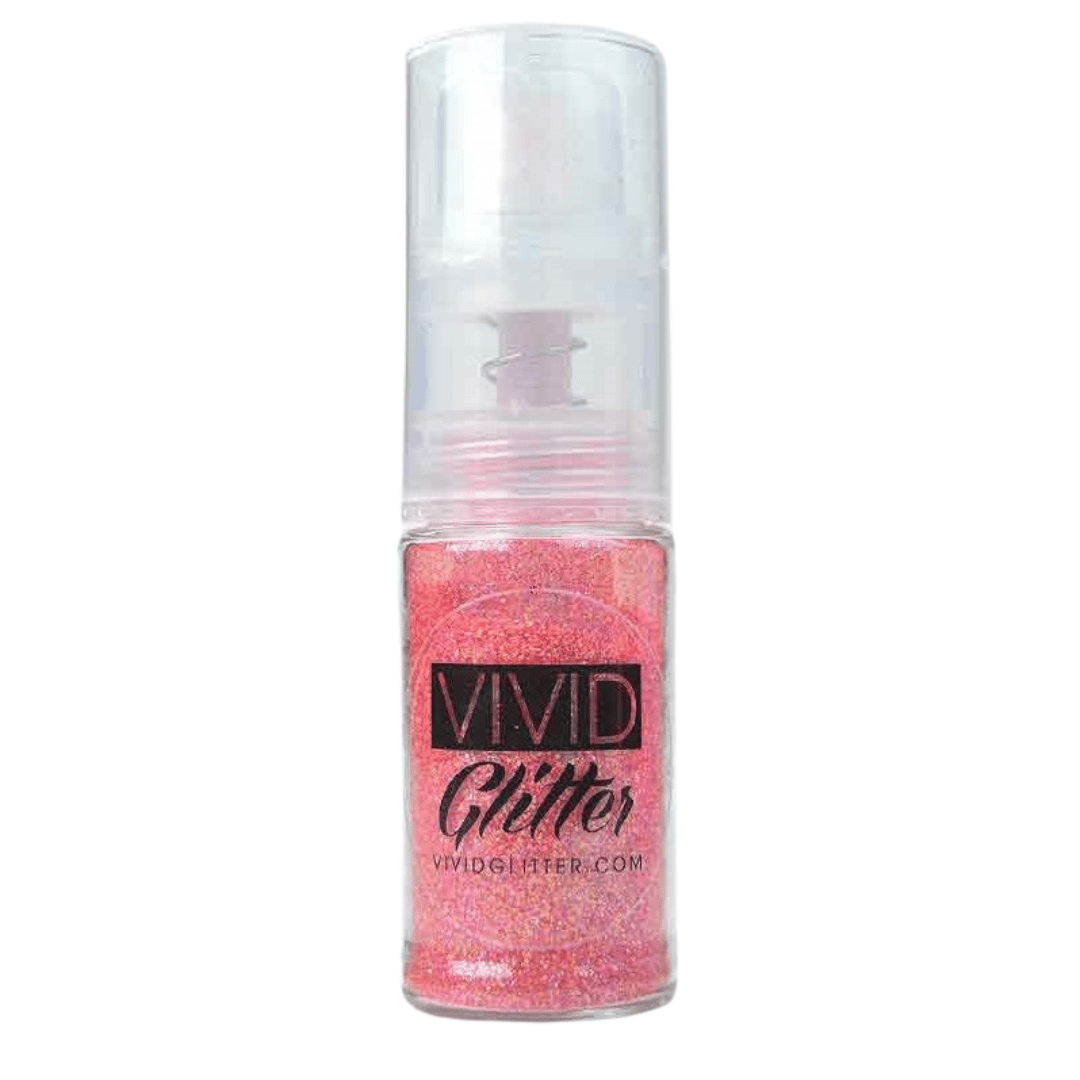 Vivid Glitter Fine Mist Spray Pump - Flamingo (14ml)
