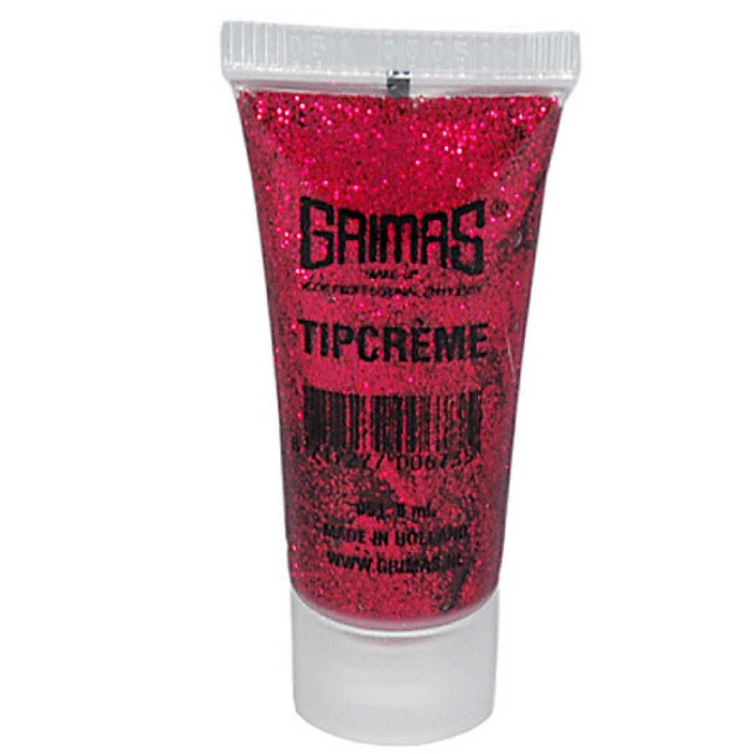 Grimas Tipcreme rood 051 - intens rode glittercrème, ideaal voor opvallende schmink. Koop bij SchminkenGrime.nl.