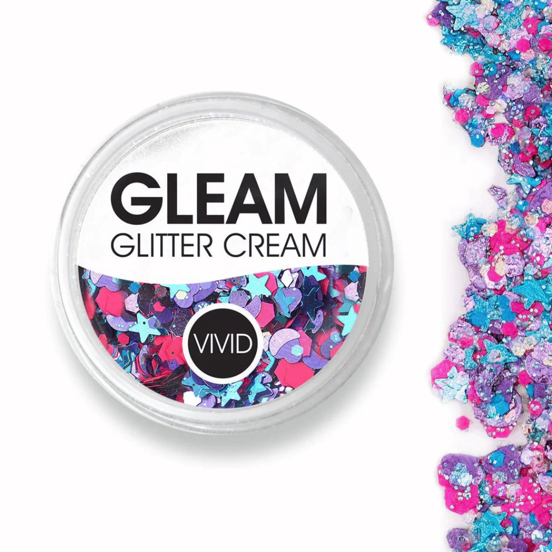 Vivid Gleam Glitter Cream - Blazing Unicorn (30gr)