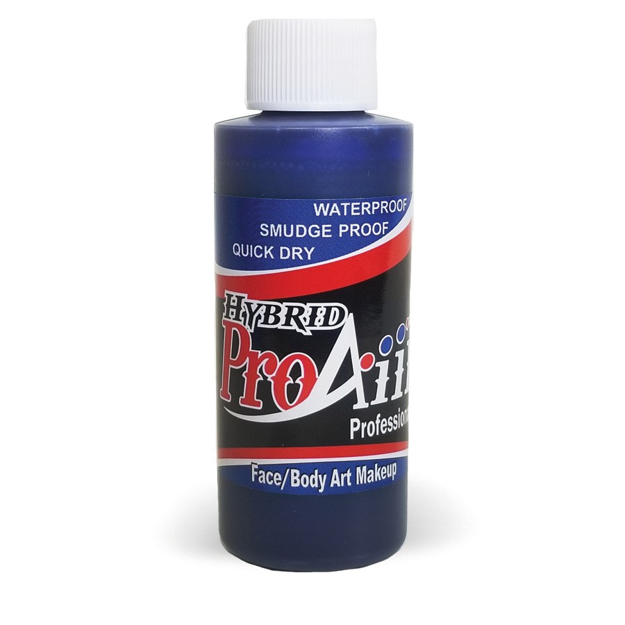 ProAiir Hybrid in de kleur Cobalt (60ml), intens blauwe airbrush schmink op alcoholbasis, ideaal voor opvallende face- en bodypaint of fantasy designs, verkrijgbaar bij SchminkenGrime.nl
