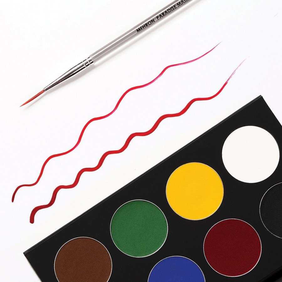 Mehron Paradise Makeup Liner Penseel 811, hoogwaardig penseel uit de Mehron Paradise serie (ontworpen door make-up artist Jinny), voor fijne lijnen en details bij het schminken verkrijgbaar bij SchminkenGrime.nl