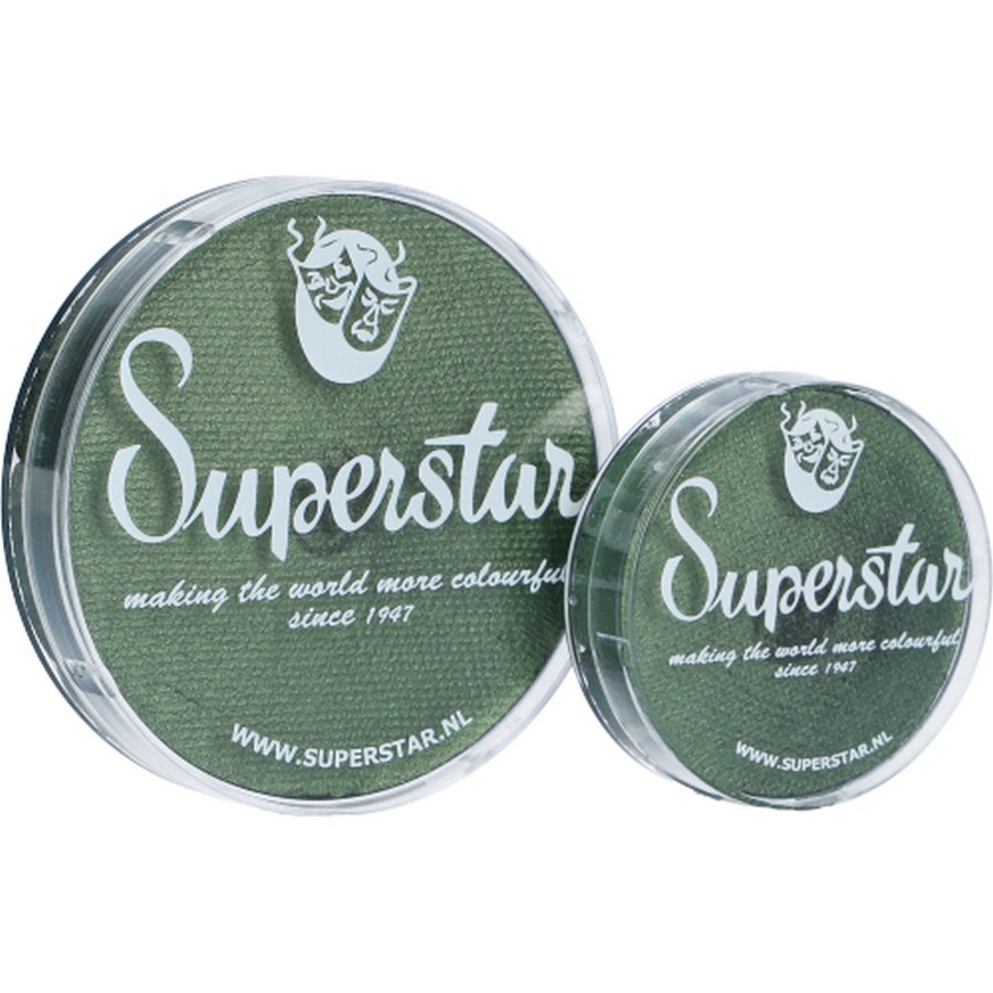 Superstar Schmink Jimi Shimmer 410, glanzende shimmer-waterschmink op waterbasis voor gezicht en lichaam verkrijgbaar bij SchminkenGrime.nl