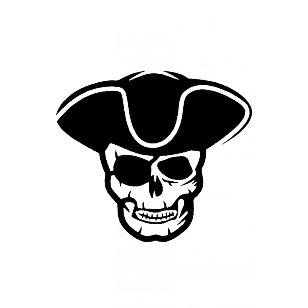 Quick Tattoo Sjabloon - Piraat