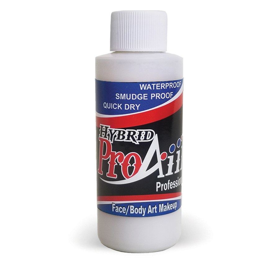 ProAiir Hybrid in de kleur Bone (60ml), watervaste alcoholbased schmink met natuurlijke tint, ideaal voor basis, special effects en bodypaint, verkrijgbaar bij SchminkenGrime.nl