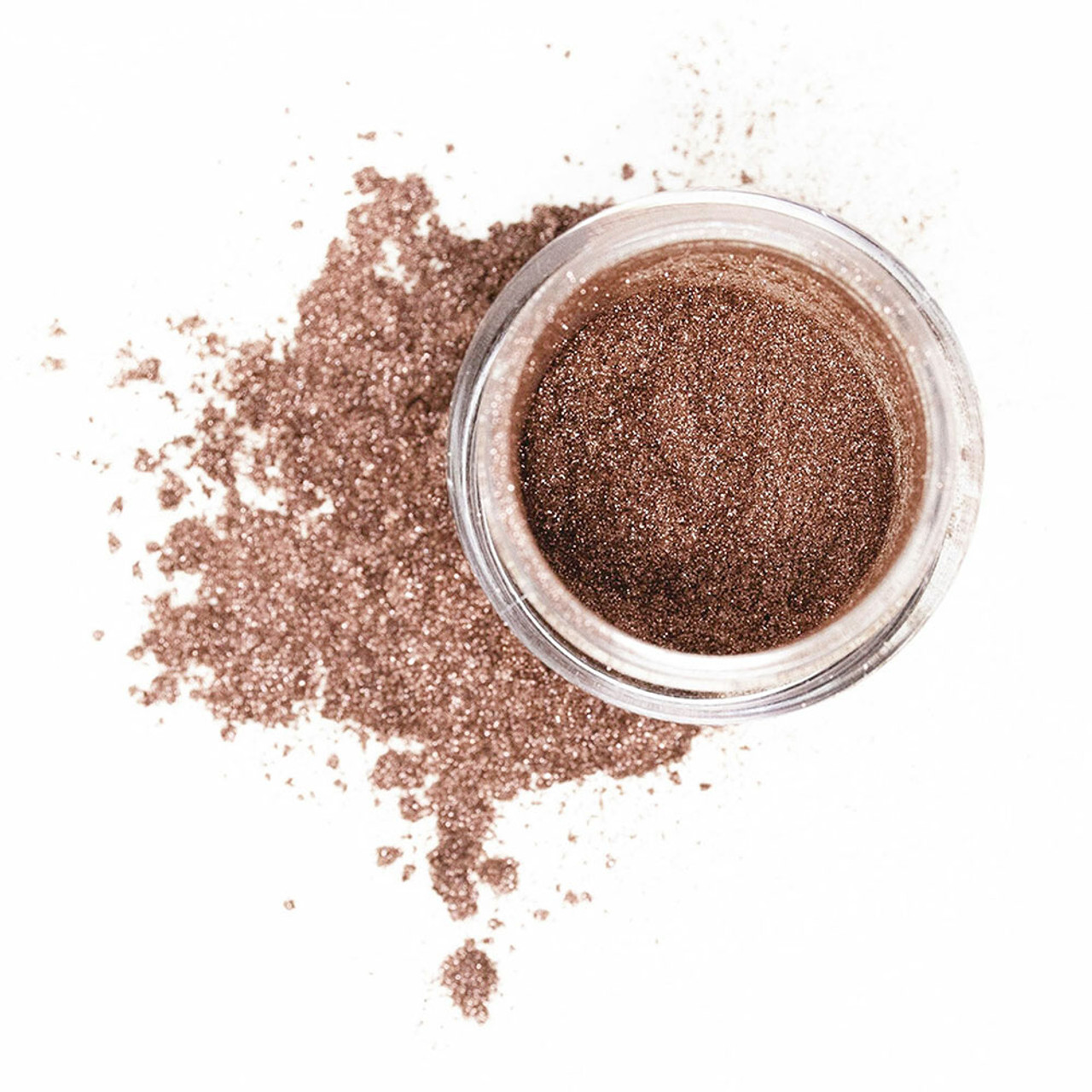 Mehron Precious Gem Powder Rosinca – SchminkenGrime.nl Mehron Gem Powder Rosinca – zachte rozige shimmer met warme ondertoon, verkrijgbaar bij SchminkenGrime.nl
