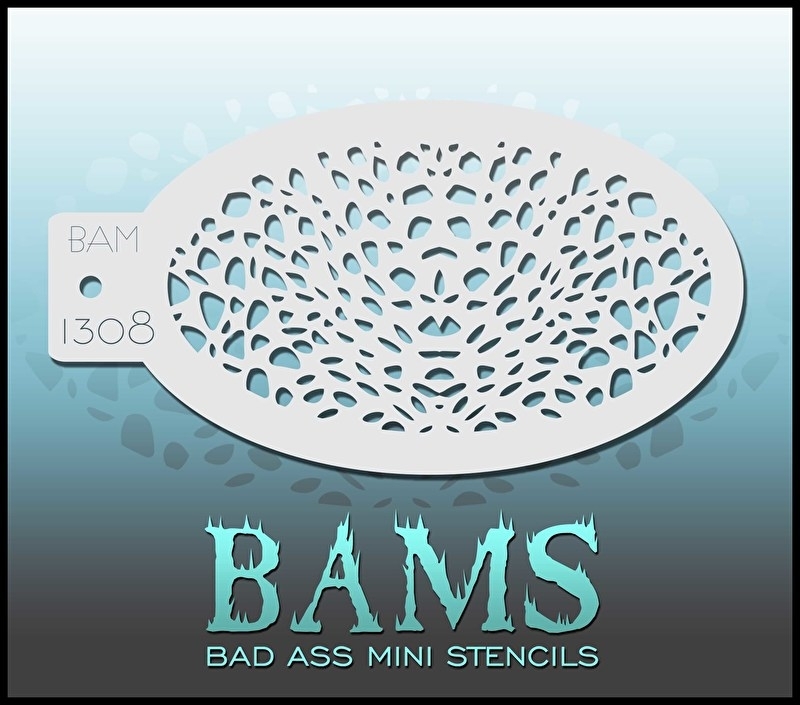 Bad Ass Mini Stencil 1308