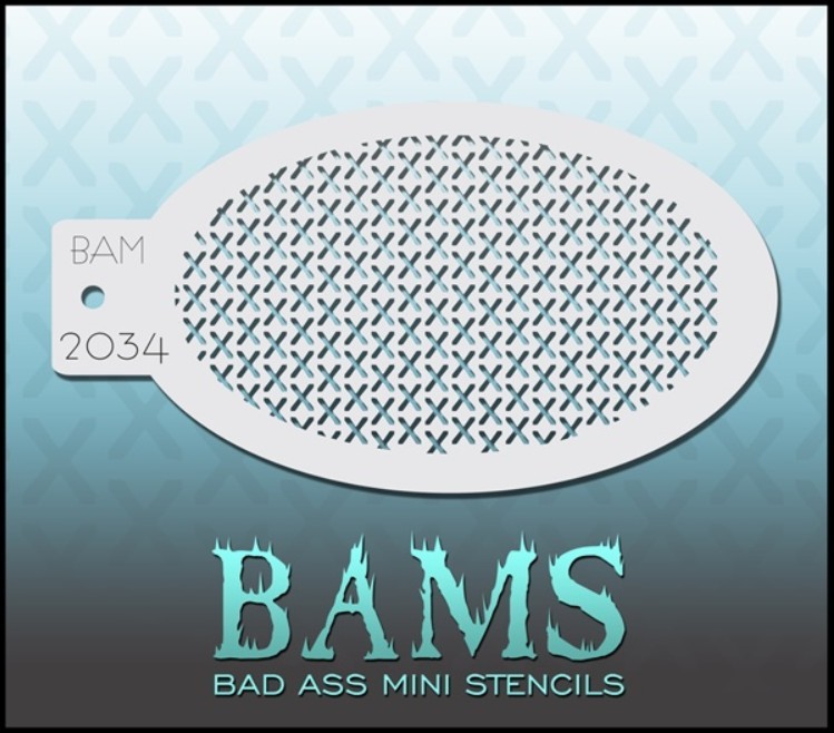 Bad Ass Mini Stencil 2034