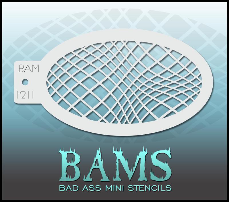 Bad Ass Mini Stencil 1211