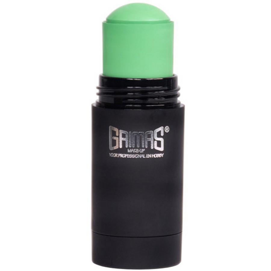 Groene Grimas Covercream Pure Felgroen 407 make-up stick 16ml in zwarte huls, verkrijgbaar bij SchminkenGrime.nl