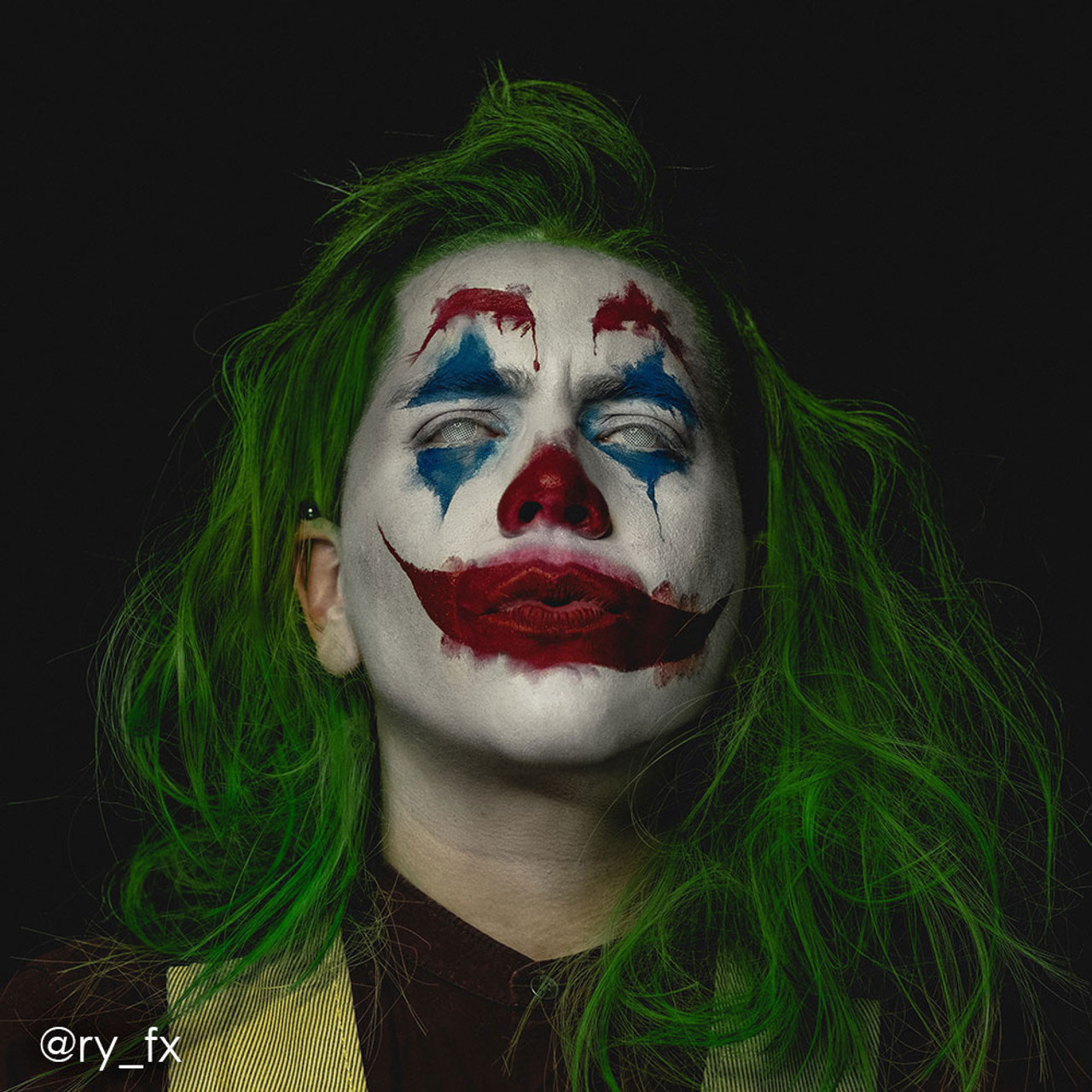 Mehron Clown White - SchminkenGrime.nl Mehron Clown White gebruikt in een Joker Make-up - SchminkenGrime.nl