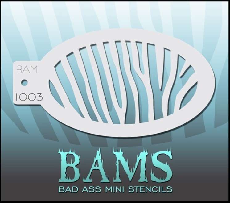 Bad Ass Mini Stencil 1003