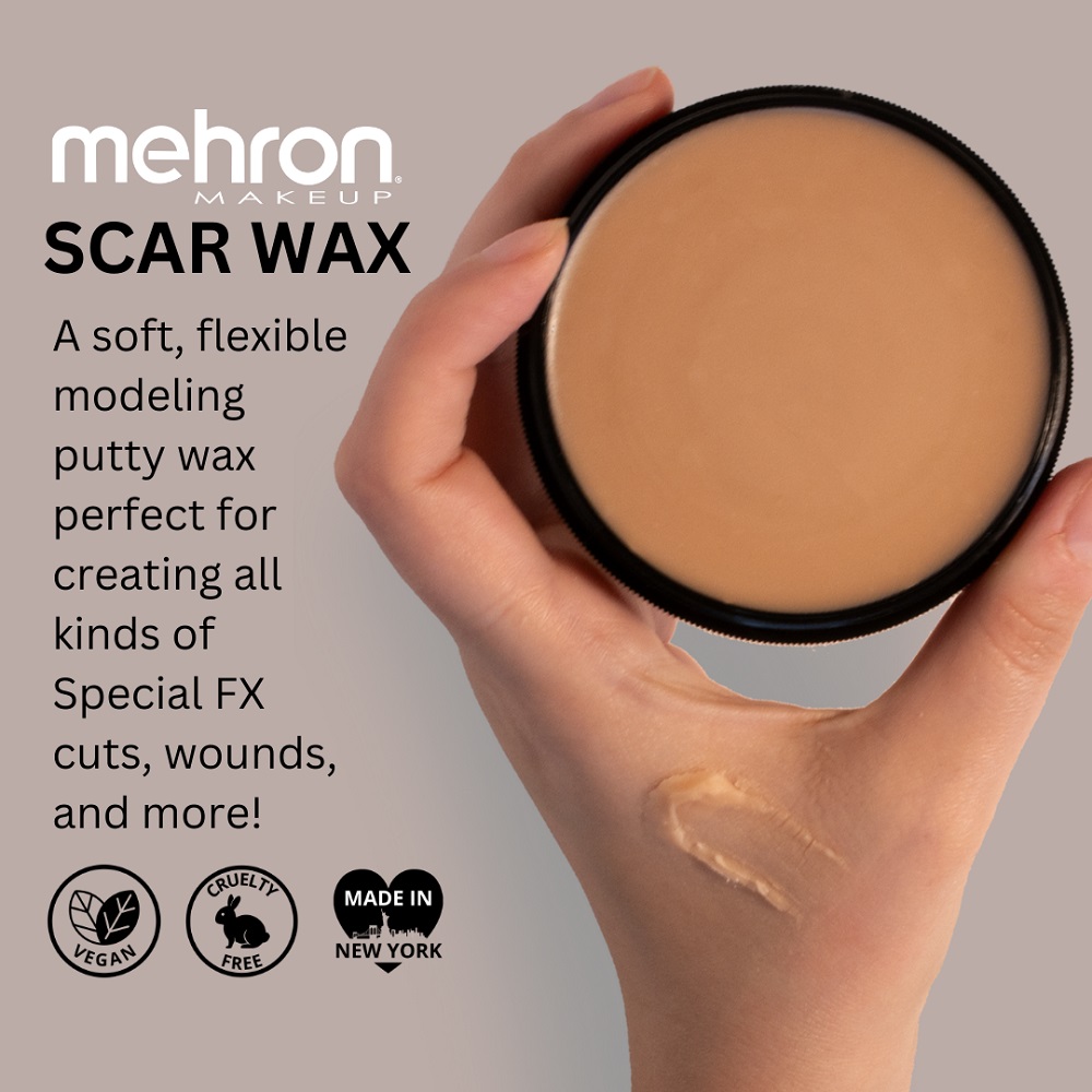 Mehron Scar Wax, Light (40gr)